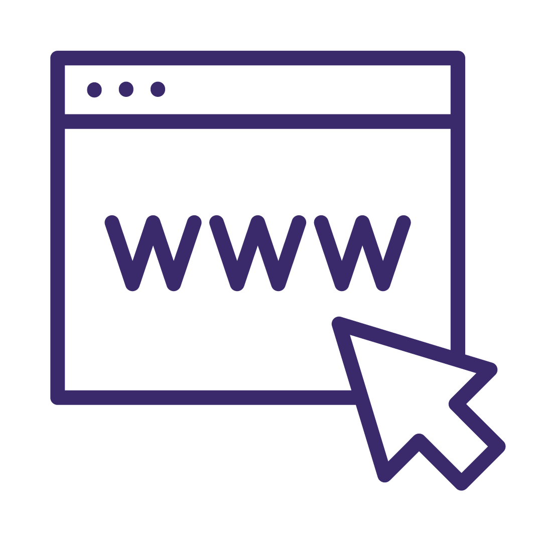 Eine Website als Coach erstellen WWW and arrow